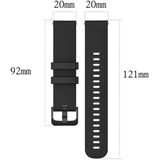 For Garmin Silicone Smart Watch Replacement Strap Wristband  Size:20mm Universal(Cream Color)