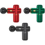 WK WT-FG02 Portable Sports Massage Muscle Gun with 4 Massage Heads (Red)