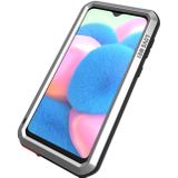 For Galaxy A30s LOVE MEI Metal Shockproof Waterproof Dustproof Protective Case(Silver)