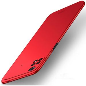 For Xiaomi POCO M4 Pro 4G MOFI Frosted PC Ultra-thin Hard Case(Red)