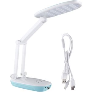 TGX-767 4W 4-grade Brightness Touch Dimmer LED Desk Lamp  20 LEDs Folding Eye Protection Light with Power Bank Function & Battery Power Display