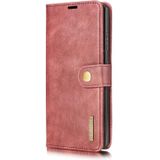 For Samsung Galaxy S21 Ultra 5G DG.MING Crazy Horse Texture Flip Detachable Magnetic Leather Case with Holder & Card Slots & Wallet(Red)