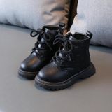 Martin-laarzen voor kinderen  gevoerde warme leren laarzen  eenvoudige katoenen schoenen  maat: 30