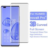 For Huawei Nova 8 Pro 5G IMAK 3D Curved Full Screen Tempered Glass Film