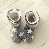 Winter Dikke Bottom Home Boots Katoenen Slippers voor dames  maat: 40-41 (donkerblauw)