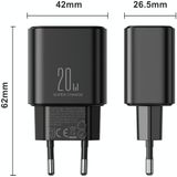 J0YROOM TCF05 20W USB+USB-C/Type-C snellader  specificatie: EU-stekker