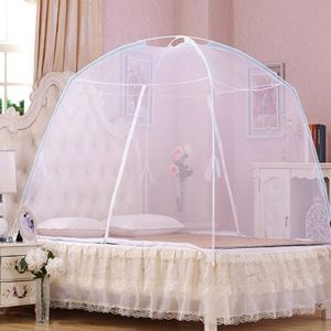 Heighten Encrypted Bottomed Yurt Mosquito Net  Size:180x200 cm(White)