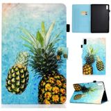 Voor Lenovo Tab M9 Naaigaren Horizontaal Geverfd Tablet Leren Hoes (Ananas)