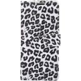 Leopard Pattern Horizontal Flip Leather Case with Holder & Card Slots for Galaxy Note 10(White)