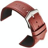 20mm Small Broken Texture Cowhide Strap Suitable For Huawei Watch(Red )