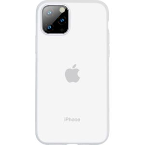 Voor iPhone 11 Pro Baseus Jelly Liquid silicone zachte beschermhoes (helder wit)