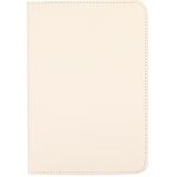 360 Degree Rotation Litchi Texture Flip Leather Case with Holder For iPad mini 6(White)