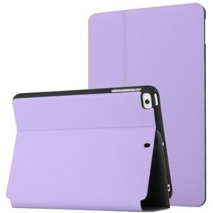 Voor iPad Mini  / 4/3/2 / 1 Dual-vouwen Horizontale Flip Tablet Leren Case met Houder & Sleep / Wake-Up-functie