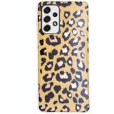 Voor Samsung Galaxy A33 5G Electroplating Pattern TPU Telefoonhoes (Leopard)