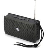 T&G TG282 Portable Bluetooth Speakers with Flashlight  Support TF Card / FM / 3.5mm AUX / U Disk / Hands-free Call(Black)