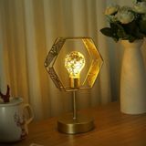 LED Smeedijzeren Lamp Ster Warm Wit Nachtlampje (Diamond)