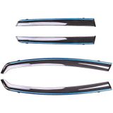 4 PCS Window Sunny Rain Visors Awnings Sunny Rain Guard for Honda Fit 2014-2018 Version Third Generation Hatchback