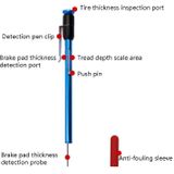 Auto Reparatie 2 in 1 Testgereedschap Remblokkendikte Test Pen Autobanden Behandeld Diepte Testinstrument (detectie Pen)