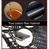 2 PCS Car Dashboard  Right and Left Air Outlet Frame Carbon Fiber Decorative Sticker for Mercedes-Benz W204