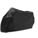 210D Oxford Cloth Motorcycle Electric Car Rainproof Dust-proof Cover  Size: XXXL (Black)