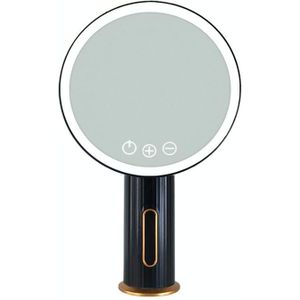 Smart LED Desktop Makeup Mirror with Fill Light  White Light (Black)