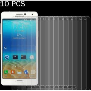 10PCS for Galaxy A7 0.26mm 9H+ Surface Hardness 2.5D Explosion-proof Tempered Glass Film
