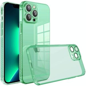 Voor iPhone 11 Pro Rechte Rand Schokbestendig Anti-slip TPU Telefoonhoes (Groen)