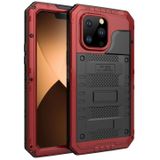 For iPhone 14 Pro Max Shockproof Waterproof Dustproof Metal + Silicone Phone Case(Red)
