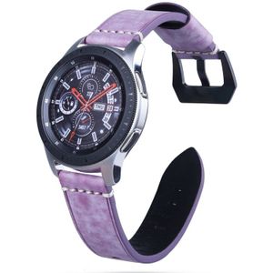 22mm Leather strap For Huawei Watch GT2e / GT2 46mm(Purple)