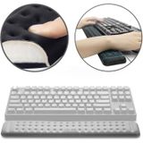 Mechanical Keyboard Wrist Rest Memory Foam Mouse Pad  Size : M (Grey)