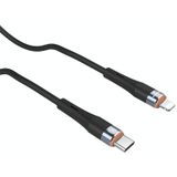 Nillkin 2.4A USB-C/Type-C naar 8-pins siliconen datakabel  lengte: 1 2 m