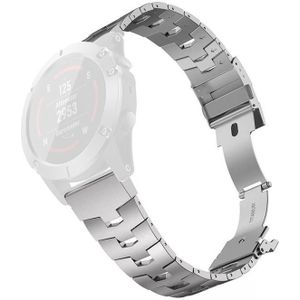Voor Garmin Fenix 6 22mm Titanium Alloy Quick Release Vervanging Horlogeband (Silver)