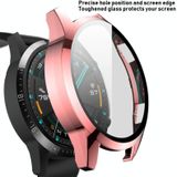 For Huawei Watch GT2 46mm 2 in 1  Tempered Glass Screen Protector + Fully Plating PC Case(Fink)