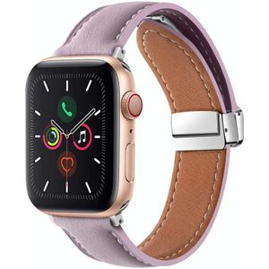 Echt lederen horlogeband met vouwsluiting voor Apple Watch Ultra 49 mm / serie 8 & 7 45 mm / SE 2 & 6 & SE & 5 & 4 44 mm / 3 & 2 & 1 42 mm