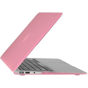 ENKAY for Macbook Air 11.6 inch (US Version) / A1370 / A1465 Hat-Prince 3 in 1 Frosted Hard Shell Plastic Protective Case with Keyboard Guard & Port Dust Plug(Pink)