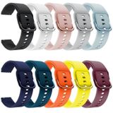 Voor ID205 / opzettelijk SW021 19 mm elektroplating Buckle Silicone Watch Band