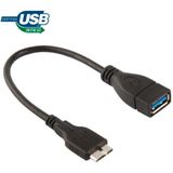 20cm Micro USB 3.0 to USB 3.0 OTG Cable  For Galaxy Note III / N9000(Black)