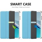 For Huawei MatePad 11 2021 ENKAY Custer Texture Horizontal Flip PU+PC Leather Case with Three-folding Holder & Sleep / Wake-up Function(Dark Green)