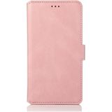 For Samsung Galaxy S10 Plus Retro Magnetic Closing Clasp Horizontal Flip Leather Case with Holder & Card Slots & Photo Frame & Wallet(Rose Gold)