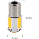 2 PCS 1156/Ba15s 5W 4 COB LEDs Car Turn Light  DC 12V(Yellow Light)