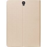 For Galaxy Tab S3 9.7 inch T820 / T825 Golden Stone Series PU Leather Stand Case Cover Shield(Gold)