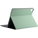 T129 Detachable Bluetooth Black Keyboard Microfiber Leather Protective Case for iPad Pro 12.9 inch (2020)  with Holder (Green)