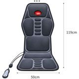 YJ-308 Car Massager Cervical Spine Neck Waist Car Home Heating Whole Body Multifunctional Massage Mat  Specification: Deluxe Edition (24V for Trucks)