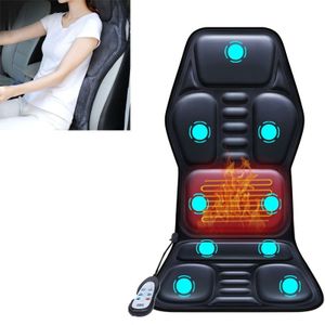 YJ-308 Car Massager Cervical Spine Neck Waist Car Home Heating Whole Body Multifunctional Massage Mat  Specification: Deluxe Edition (24V for Trucks)