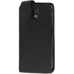 Vertical Flip Leather Case with Credit Card Slot for Galaxy Note III / N9000(Black)