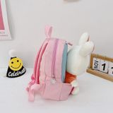 Kleuterschool Schooltas Knuffel Kinderen Leuke Cartoon Rugzak (Bunny Pink)