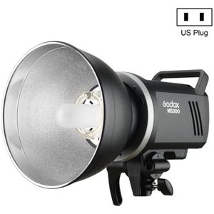 Godox MS300 Studio Flash Light 300Ws Bowens Mount Studio Speedlight(US Plug)
