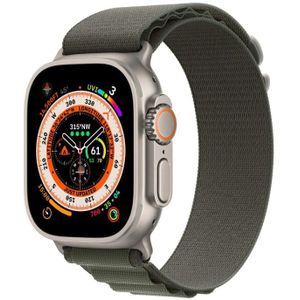 WiWU nylon loop horlogeband voor Apple Watch Ultra 49 mm / serie 8 & 7 45 mm / SE 2 & 6 & SE & 5 & 4 44 mm / 3 & 2 & 1 42 mm