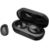 awei T16 Bluetooth V5.0 Ture Wireless Sports Headset with Charging Case (Black)