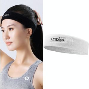 2 stks Enochle Sports Sweat-Absorbent Headband Camed Cotton Gebreide zweetband